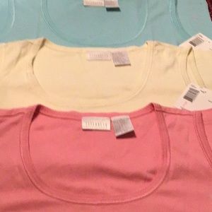 Liz Claiborne Tank Tops, set of 3 - New with Tags